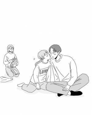 父にチューをせがまれる娘　まさかの展開に「笑った」「オチが最高」