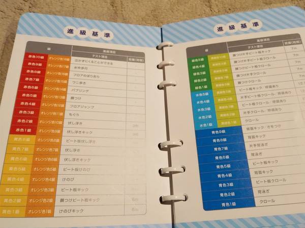 これだけで１０級…！　息子が通うスイミングの『進級基準』に羨望の声