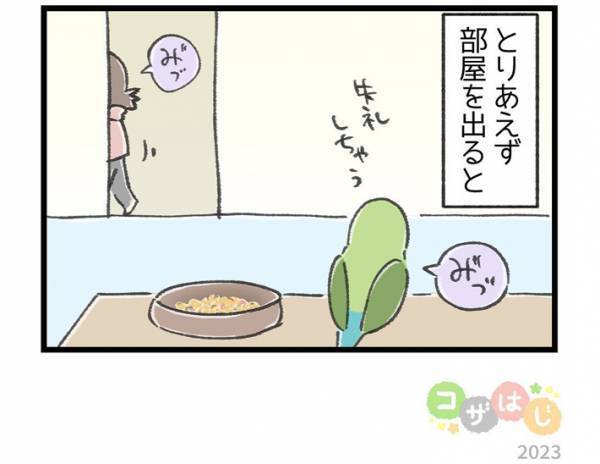 飼い主が見ていない隙に…　インコの行動に「反抗期？」「思春期？」の声