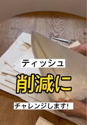 ティッシュペーパーの代用方法が「目からウロコ」　コスト０円の節約術がすごい