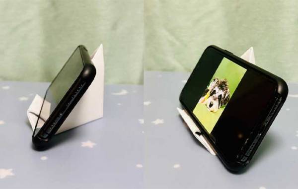 スマホスタンドにぴったりな代用品は？　３位サングラス、２位トイレットペーパーの芯、１位は…