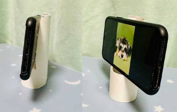 スマホスタンドにぴったりな代用品は？　３位サングラス、２位トイレットペーパーの芯、１位は…