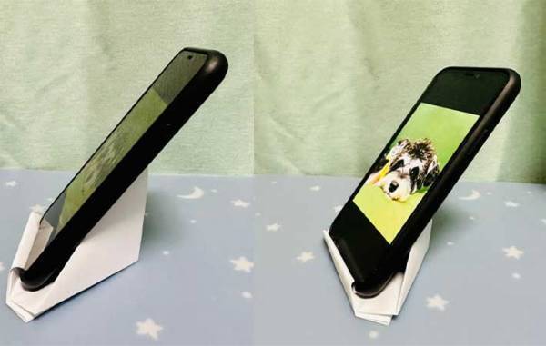 スマホスタンドにぴったりな代用品は？　３位サングラス、２位トイレットペーパーの芯、１位は…