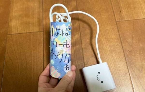 トイレットペーパーの芯を活用した驚きの『整理術』を、小１娘とやってみた