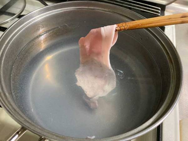 豚しゃぶ肉をおいしく仕上げるコツ　JA全農の投稿に「肝に銘じました」