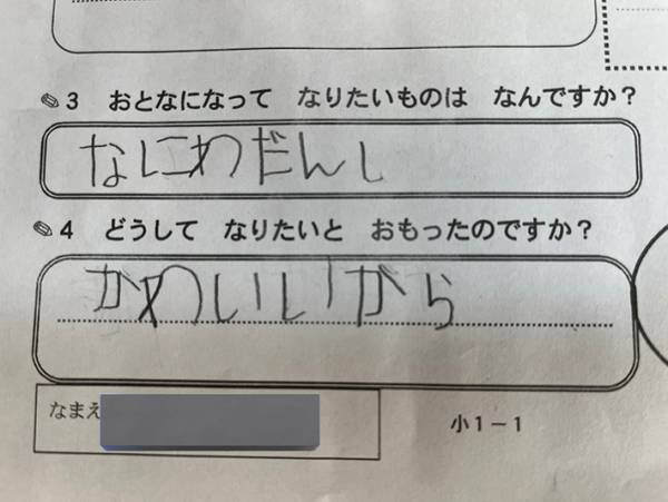 「将来の夢は『なにわ男子』」　小学１年生が回答した理由がかわいすぎた！