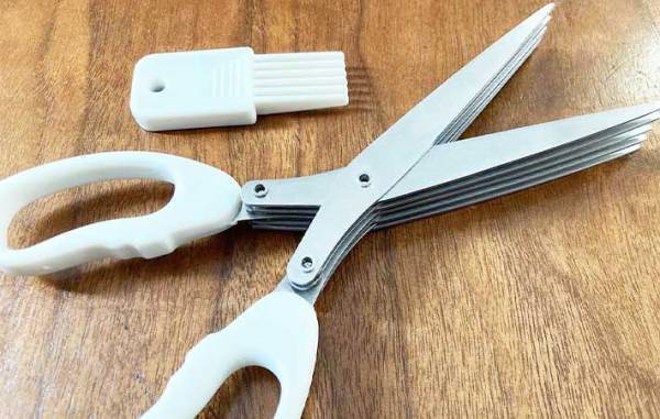 「まな板いらず」「なんか楽しい！」　みじん切り＆細切りがグッと楽になる『はさみ』とは？