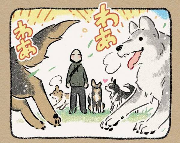 犬見知り炸裂！？　ドッグランでの愛犬の様子に、飼い主「８００円分ランしてほしい」