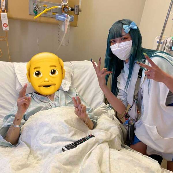 「１週間も持たない」といわれた曾祖父　ひ孫とのツーショットに「かわいすぎ」「ノリが最高」