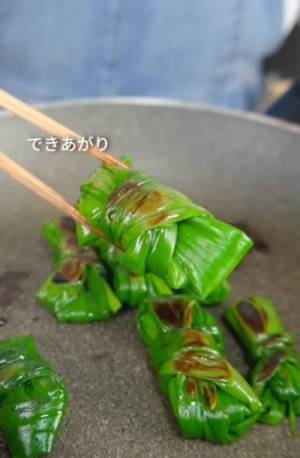 いつも捨てていたネギの青い部分　巻いて焼くだけのおつまみに「目から鱗」