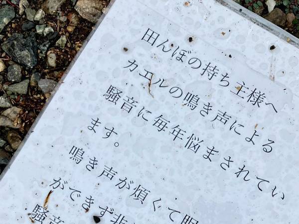 風で飛ばされてきた『貼り紙』　内容に「世知辛い」と思ったワケは？