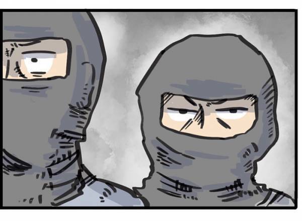 マクドナルドに怪しい『覆面２人組』が！　ヤバイと思い身構えた結果？