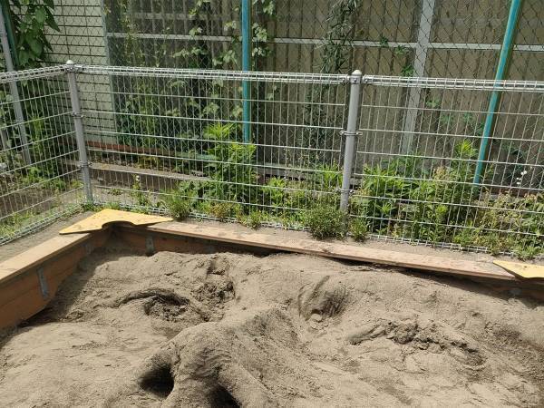 イスに座ったら見えた　砂場に『出現したもの』に「誰だよ、公園でガチったやつ…」