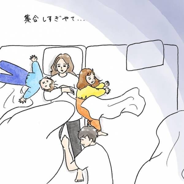 寝るのが遅くなった母親　夜中にふと、目が覚めると…「かわいすぎる」「我が家も一緒」