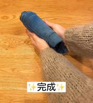 クローゼット内をすっきり見える洋服の畳み方に「超優秀」　立てて収納が正解？