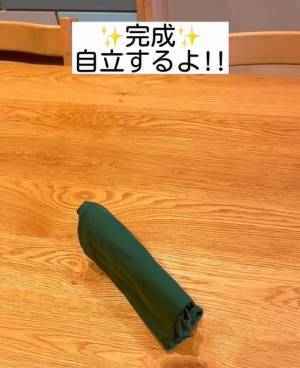 クローゼット内をすっきり見える洋服の畳み方に「超優秀」　立てて収納が正解？