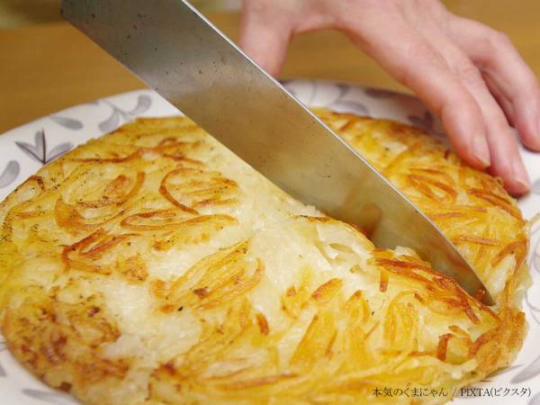 ジャガイモ１つで簡単おやつ　ザックザクの『じゃガレット』が話題　「絶対おいしいやつ」