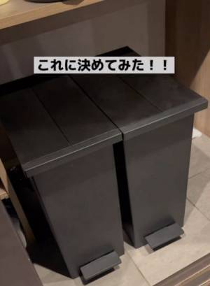 ケユカで発見！　ペダル式の開閉ふたとキャスター付きで移動楽ちんなアイテム