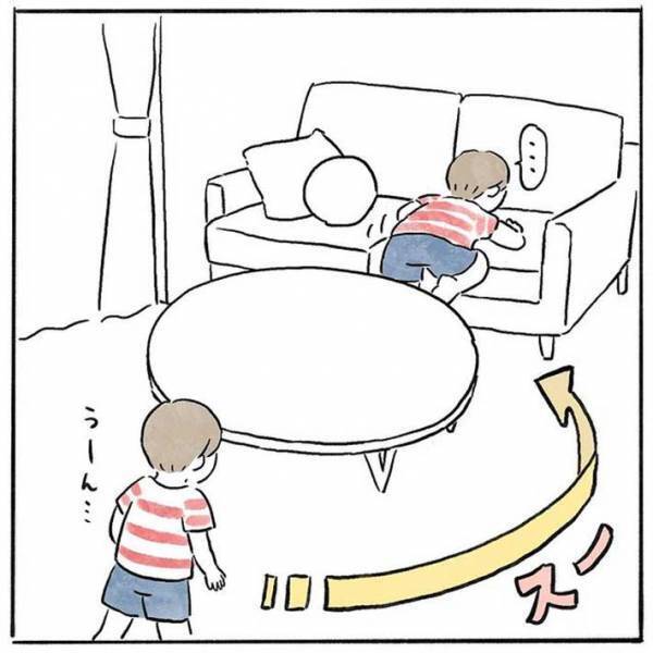 ３歳息子「かくれんぼしよ！」　母親と父親との違いに吹き出す