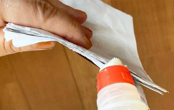 使い道のないチラシの活用法に「ガシガシ使える」「ずっとやる！」