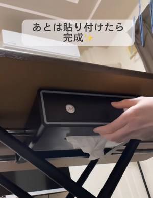 邪魔になるボックスティッシュ　目からウロコの収納術に「その場所は盲点」