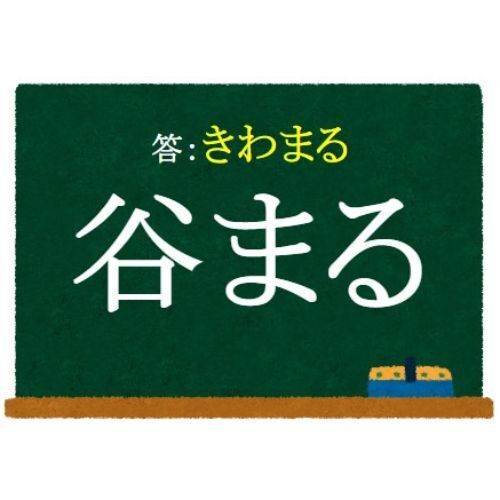 【クイズ】この漢字、何と読む？　ヒント：「進退○○まる」「退屈○○まる」