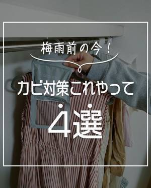 クローゼットも要注意　意外と知らない梅雨のカビ対策