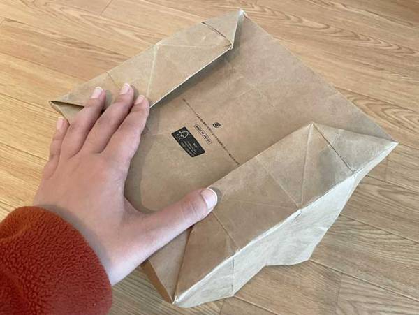 不器用でもできる、紙袋に物が入らない時の対処法　「あまりにも簡単」「これは使える」