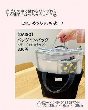 ごちゃつくバッグの中身　思わぬ解決策に「めっちゃ便利そう」「見直す」