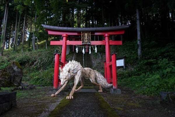 新潟・長岡の神社に現れた、『ある動物』とは…？　「ロケーションとバッチリ」「神々しい」