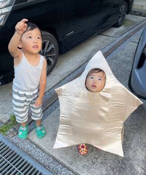 二度見が不可避な『弟の格好』　写真に「コンクールで優勝しそう」「めちゃ笑った」