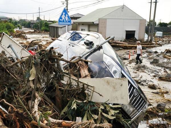 大雨で発生した土砂崩れ　人命救助のため、自衛隊派遣に感謝の声