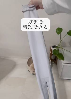 圧倒的に畳みやすい無印エコバッグに「コレ欲しい」　引っ張って折るだけで？