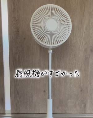 コレ１台でキッチンも洗面所も快適に！　１台○役のコンパクト扇風機に「コレ欲しい」「便利」