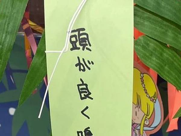 １文字の『誤字』で短冊が台なし　致命的なミスに「気付きましたか」「吹いた」