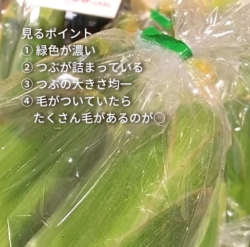 本当においしいトウモロコシの選び方に「勉強になる」「役に立った」