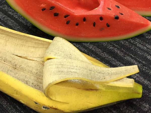 「クオリティの高さに脱帽」「売ってたら買いたい！」　バナナとスイカが驚きの姿に…！？