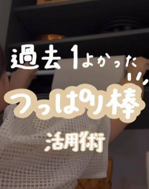 つっぱり棒を使ったデッドスペース活用テクに「天才すぎ」「実践します！」