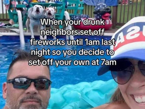 迷惑な隣人に２匹の犬が『仕返し』　その方法に「いいぞ、もっとやれ！」「笑った」