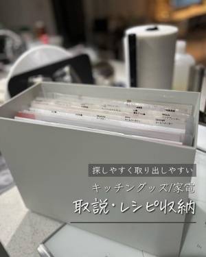 取扱説明書はコレで収納　探しやすさと取り出しやすさが両立する収納テクとは