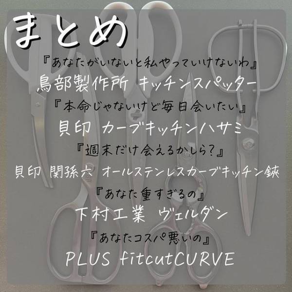 一番優秀なキッチンバサミはどれ？　結果に「そんな違いが」「わかりやすい！」