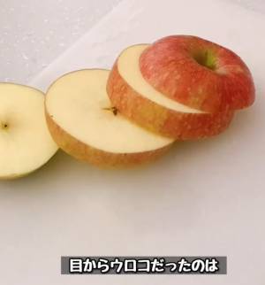 向きを変えるだけで？　りんごのおいしさを逃さない切り方に「素敵です！」「明日やってみる」
