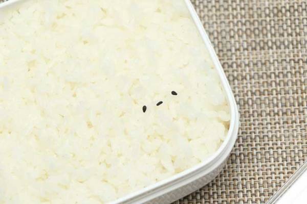 あまりにシンプルな『キャラ弁当』　その質素な見た目に「虚無すぎる」「かわいい」の声