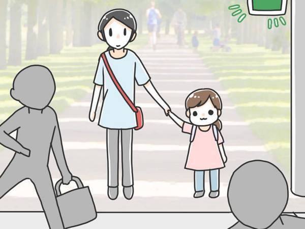 ５歳娘の『一言』にハッとした母　横断歩道を渡ろうとして？「反省です…」「気を付けないと」