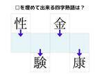 直感を信じるべし！　□に入る漢字は何？【穴埋めクイズ】