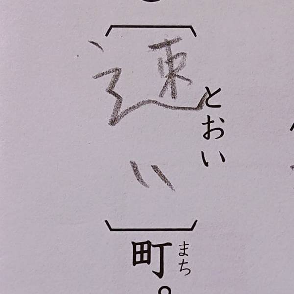 漢字がどうしても分からず？　小学生の宿題で、珍解答に父苦笑！