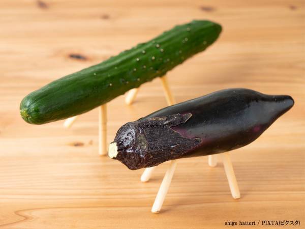 「すごい発想」「お見事」　文房具メーカーが作った精霊馬と精霊牛に絶賛の声