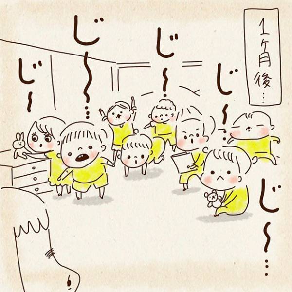 お迎えで「うちのママじゃない」と泣いていた子供たち　数か月後の変化に「すごく共感」