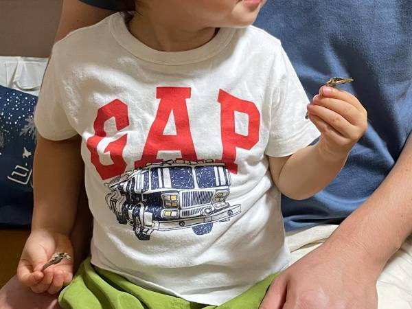 「わんわんにオヤツあげていいよ」といわれた２歳児　オチに「爆笑した」