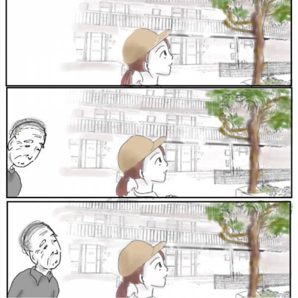 見知らぬおじいさんが話しかけてきて…？　両者赤面の事態に「和んだ」「きっと優しい人」